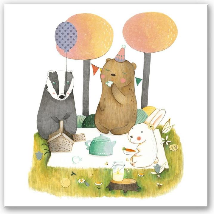 Actual product image Trenddeko Loske - Picnic for three (30 x 30 cm)