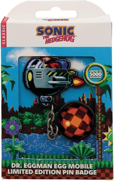 Immagine prodotto Fanattik Sonic - The Hedgehog pin Dr. Eggman Egg Mobile Chained