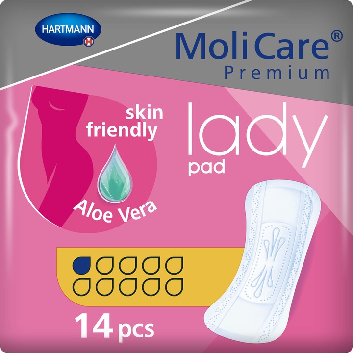 Produktbild Hartmann MoliCare Premium lady pad 1 Tropfen (14 x)