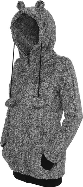Produktbild Urban Classics Ladies Melange Teddy Zip Hoody (XS)