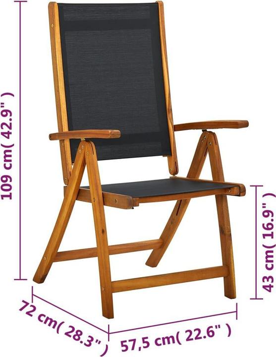 Produktbild vidaXL Klappstuhl