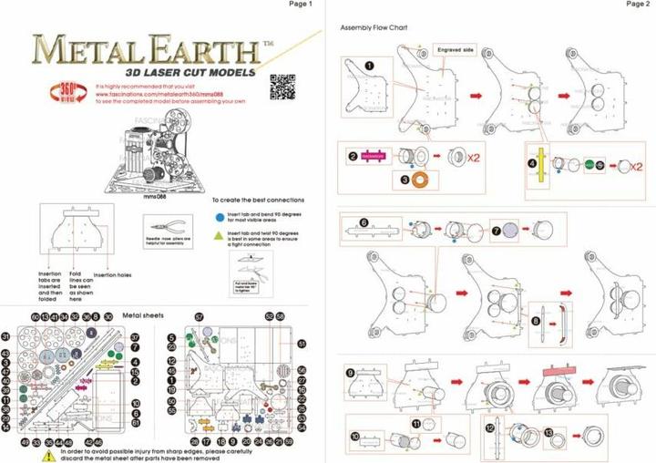 Produktbild Metal Earth Movie Projector