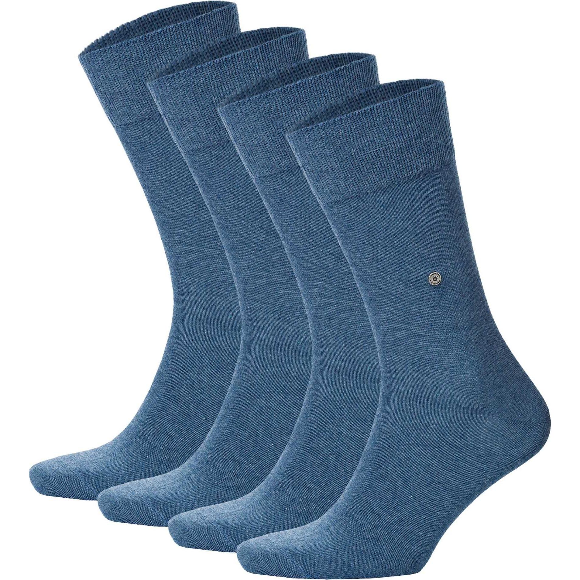 Burlington, Herren, Socken, E.day SO 4P, Blau, (4er Pack, 40 - 46)