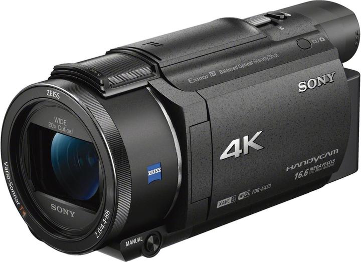 Actual product image Sony FDR AX53 4K Handycam (8.29 Mpx, 25p, 20 x)