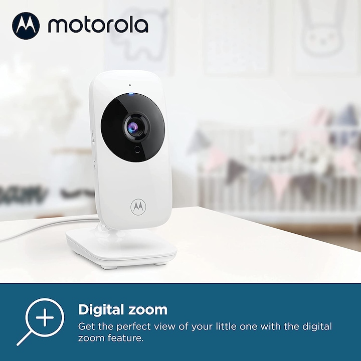 Immagine prodotto Motorola Baby Monitor Video VM482 (Video e audio, 300 m)