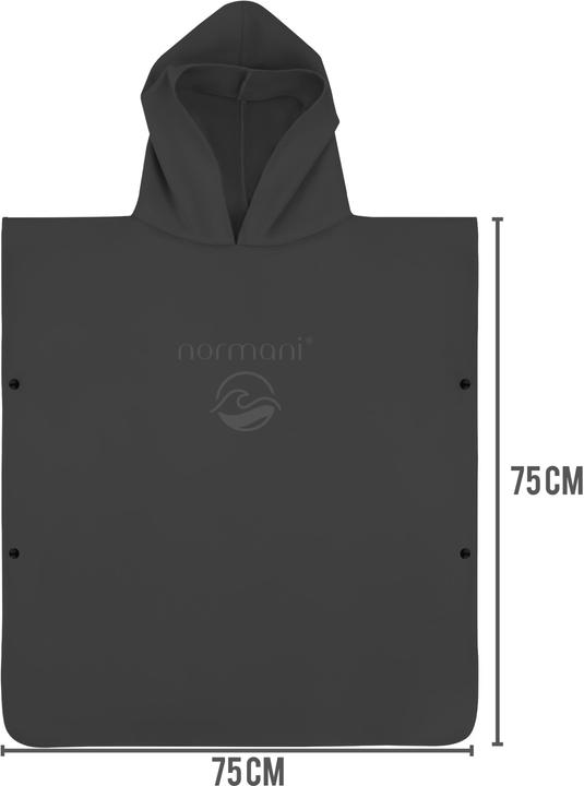 Actual product image Normani Kinder Badeponcho aus Mikrofaser Manati