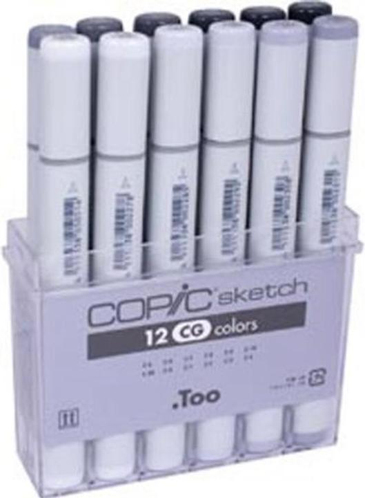 Copic Sketch 12 grey set CG (12x)