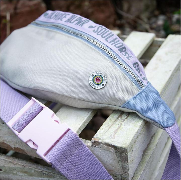 Actual product image Soulhorse Rainbow bum bag