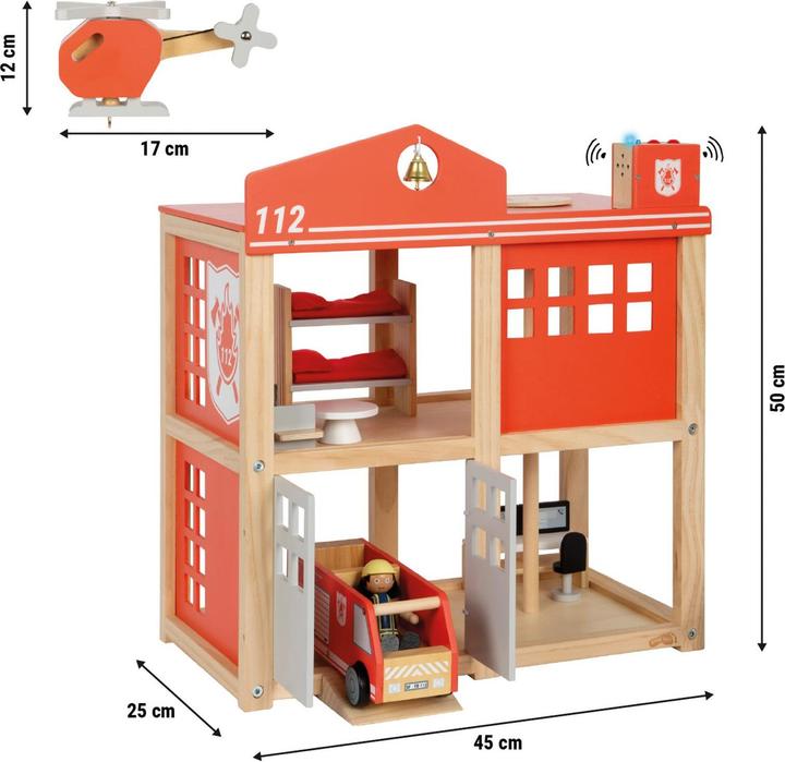 Produktbild small foot Grosse Feuerwache mit Zubehör