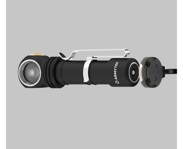 Actual product image ArmyTek Wizard C2 v4 Magnet USB+18650 / LH351D White / 1200 lm / TIR 70°:120° / 1x18650 (11.20 cm, 1200 lm)