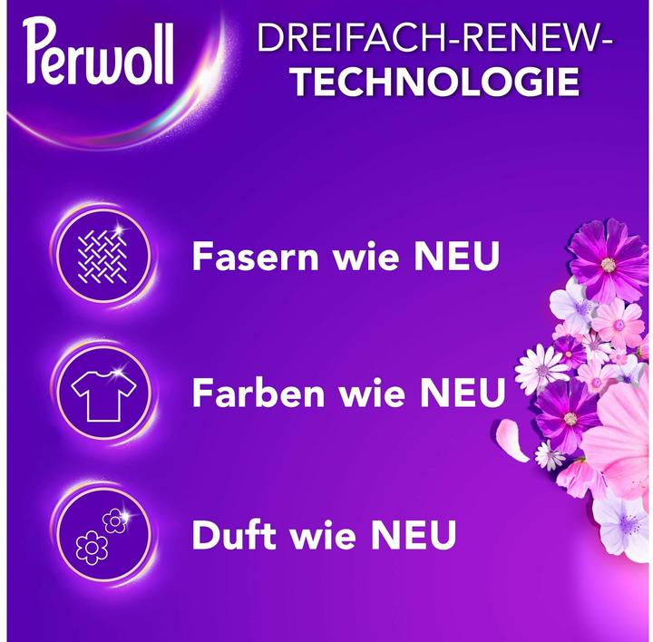 Produktbild Perwoll Renew Flüssig Color Blütenrausch (27 Waschgänge, Flüssigwaschmittel)