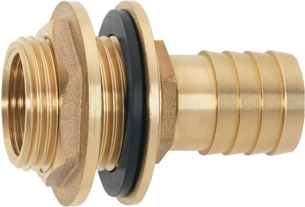 Produktbild Geka Regentonnenanschluss Set 1 Zoll 90 Grad Messing Schlauchgrösse 25 mm Innengewinde 3/4 ″