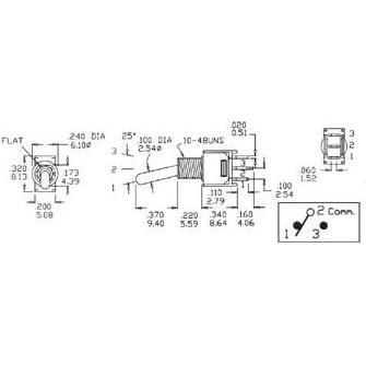 Thumbnail - Velleman Kippschalter - Subminiatur - Vertikal Spdt Ein-Ein - Printmontage / Ohne Gewinde, Taster + Schalter