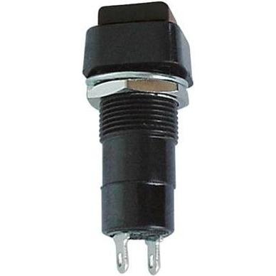 Velleman R18-23 - DRUCKTASTER - 1P EIN-(AUS) - SCHWARZE SCHUTZKAPPE - 3 A / 125 V, Taster + Schalter, Schwarz