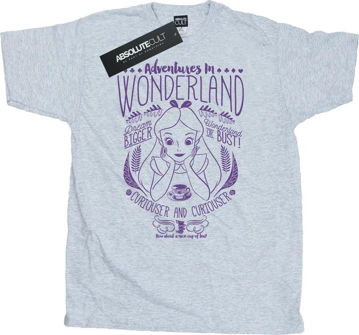 Actual product image Disney Mens Alice In Wonderland Adventures In Wonderland T-Shirt (S)