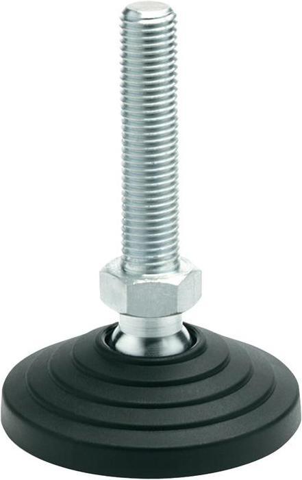 Ganter Piede girevole in plastica GN 344 d1 60 mm, d2 M 8 mm l1 43 mm l3 24 mm