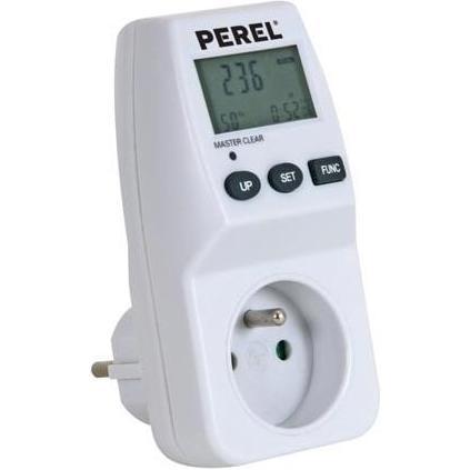 Velleman, Energiemessgerät, ENERGIEKOSTEN-MESSGERÄT - 230 V - 16 A - STECKER-TYP E (FRANZÖSISCHES SYSTEM)