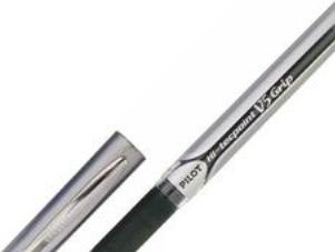 Produktbild Pilot Tintenroller Hi-Tecpoint Grip V5 Strichstärke: 0,3 mm Schreibfarbe: schwarz (Schwarz, 1 x)