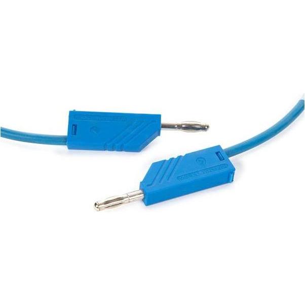 Hirschmann, Messleitung, MESSLEITUNG 4mm 50cm / BLAU (MLN-SIL / 1)