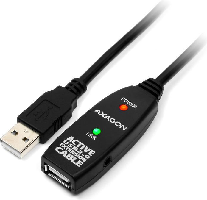 Actual product image Axagon USB A – USB A (5 m, USB 2.0)