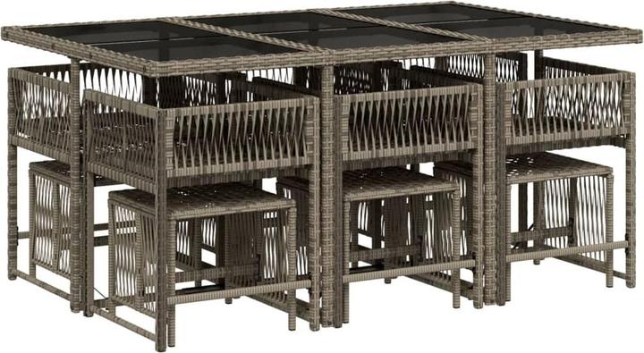 Produktbild vidaXL Garten Essgruppe (165 x 106 x 73 cm)