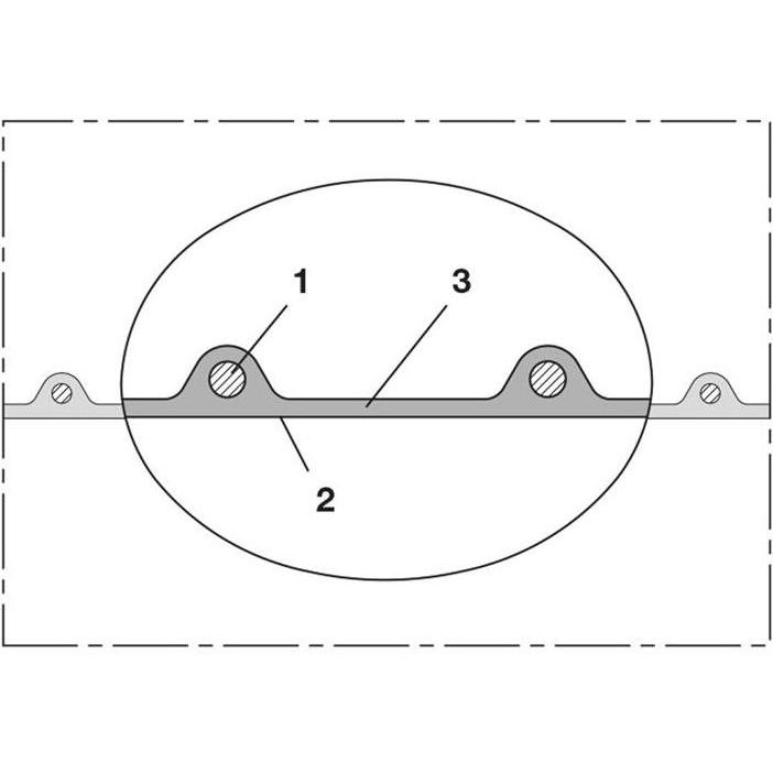 Thumbnail - Norres, Industriestaubsauger Zubehör, PU-Förderschlauch Innen-Ø 75 mm Aussen-Ø 82 mm 3,5 mm Länge 10 m