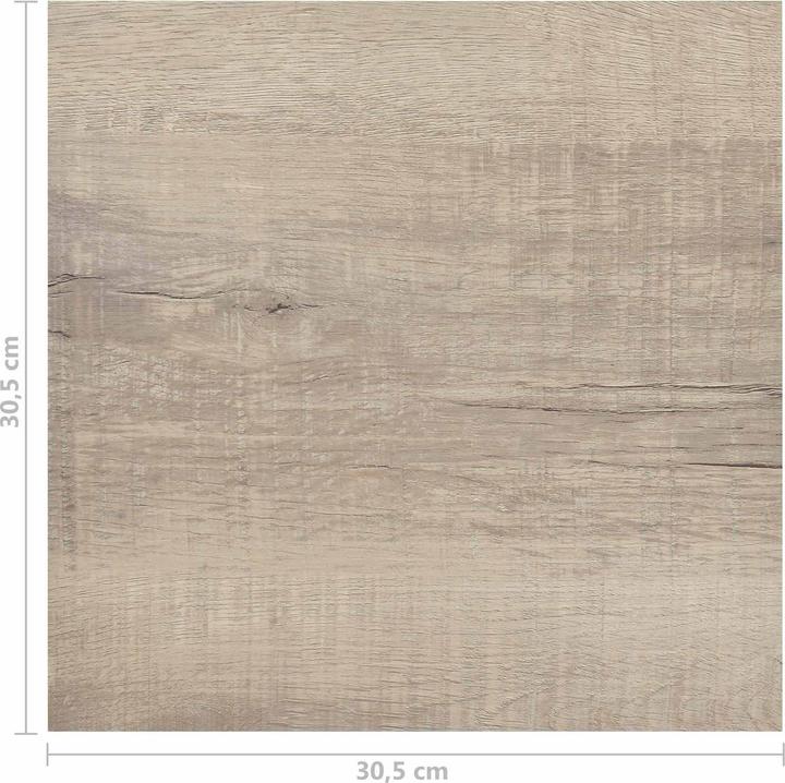 Produktbild vidaXL Quadratische Dielen (PVC Boden, 5.11 m²)