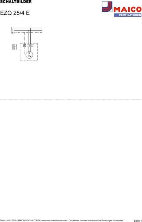 Productafbeelding Maico Elektroapparate-Fabrik GmbH Ventilator 800cbm/h 40W IP54 EZQ 25/4 E
