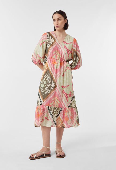 Produktbild Comma Kleid Fliessendes Kleid aus Viskosemix mit Unterkleid (42)