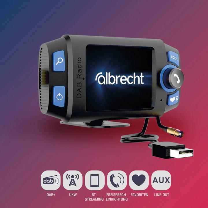 Actual product image Albrecht DR55 DAB+ Autoradio-Adapter