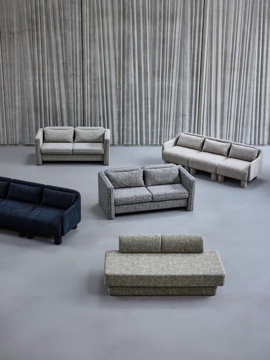 Produktbild Hübsch Elegance Sofa Dunkelblau