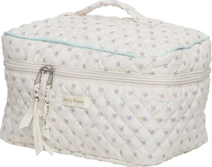 Immagine prodotto Only-Bags.Store Carino il sacchetto per il trucco in cotone trapuntato con cerniera per l'organizzazione dei