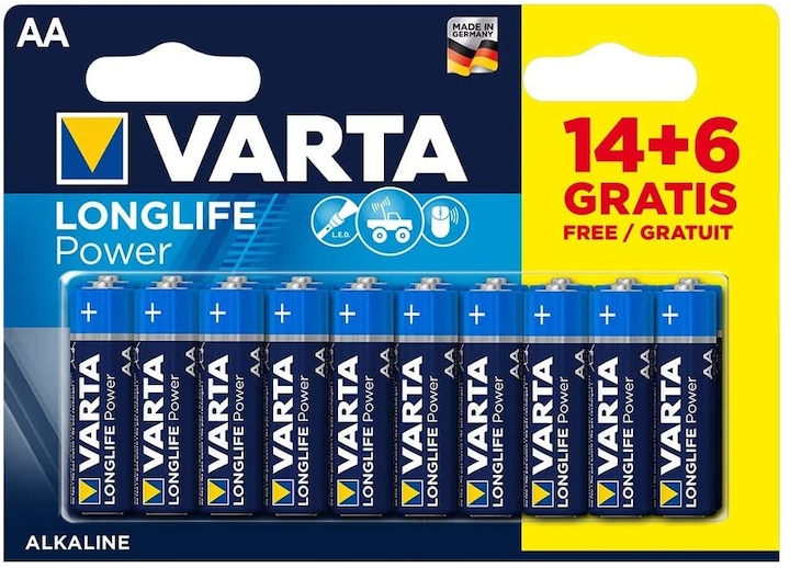 Varta Longlife Power (20 pcs., AA, 2960 mAh)
