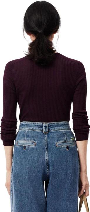 Actual product image Lacoste Womens/Ladies Merino Wool 3D Cardigan (36)