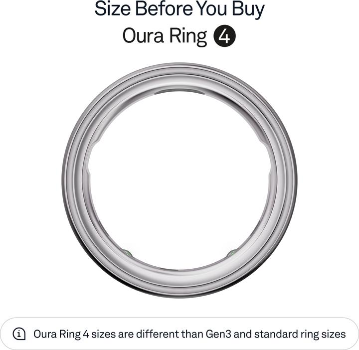 Produktbild Oura Ring 4 (15, Silber)