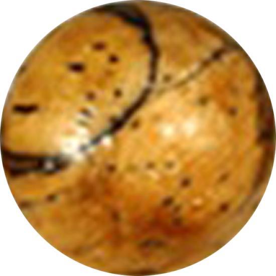 Immagine prodotto Star Piercing Palla di legno di tamarindo di colore chiaro (senza ottone, Organico)