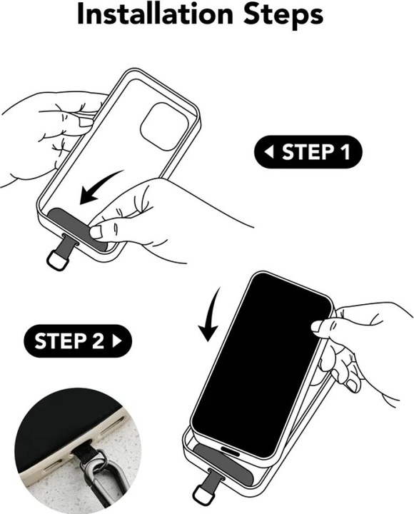 Produktbild Screenguard Universal Necklace Handykette für Smartphone Hüllen