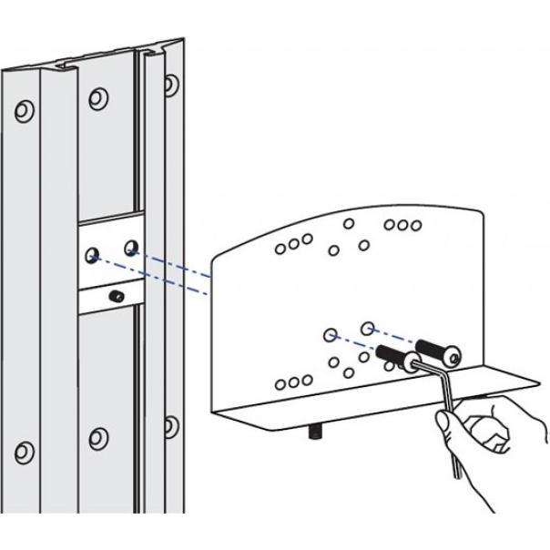Thumbnail - Ergotron 60-156 Montagesatz für CPU Halter, PC Zubehör, Silber