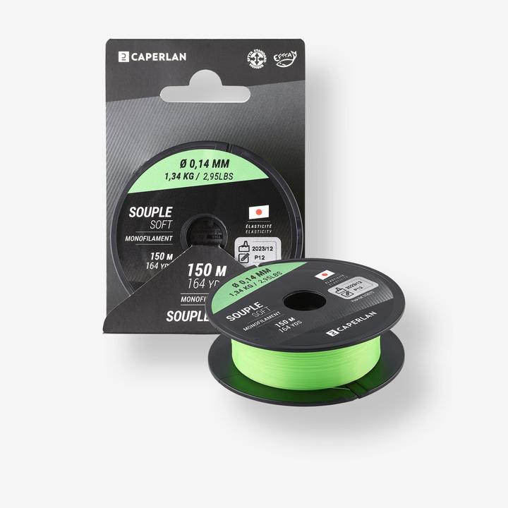Produktbild Caperlan Angelschnur Tippfischen Nylon 150 m