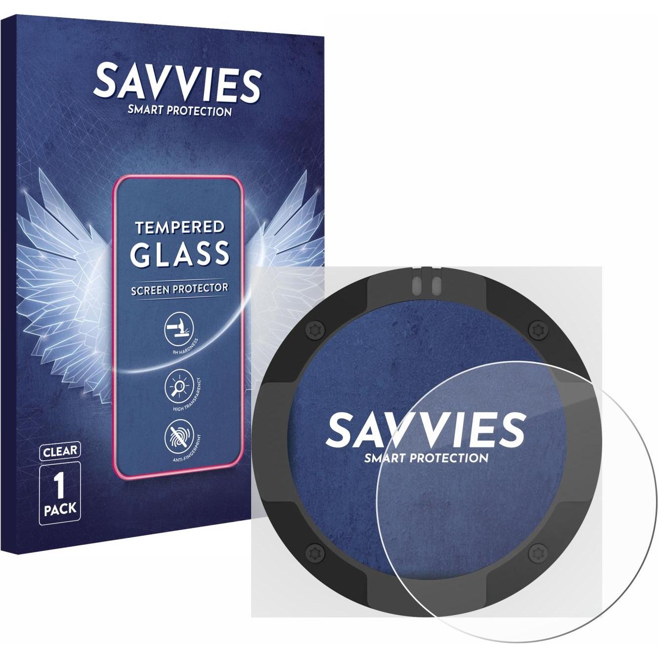 Savvies, Fahrzeug Navigation Zubehör, Panzerglas Schutzglas Displayschutz