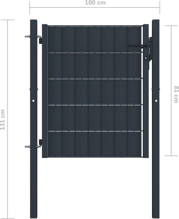Produktbild vidaXL Gartentor