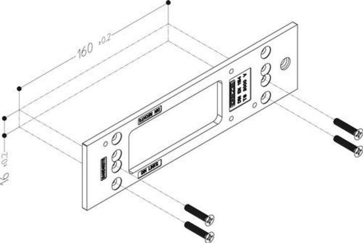 Produktbild Geze Montageplatte zu TS 3000 V (Zimmertür, Eingangstür, Holztür, Balkontür, Indoor)