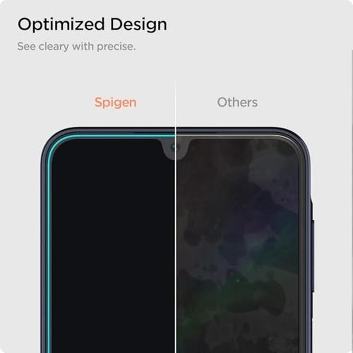 Actual product image Spigen Galaxy A16 / 5G Glass Screen Protector GLAS.tR Slim 2PCS Clear (2 pcs., Samsung Galaxy A16 5G, Samsung Galaxy A26)