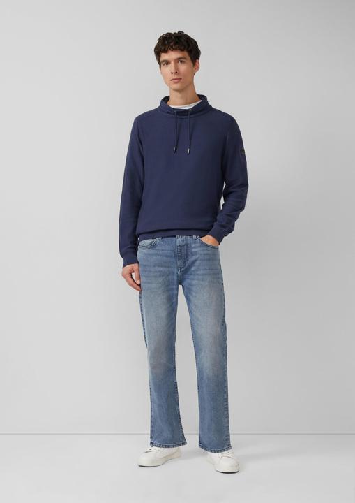 Produktbild s.Oliver Strickpullover Gestrickter Kapuzenpullover mit Ripp-Details (3XL)