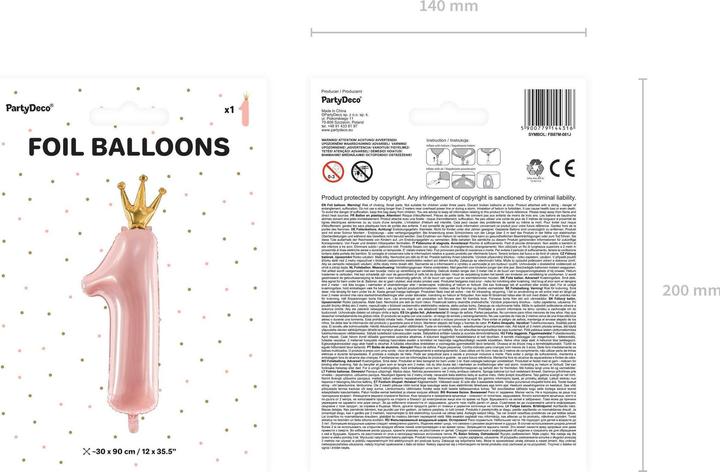 Immagine prodotto Amscan Numero 1 (1x)