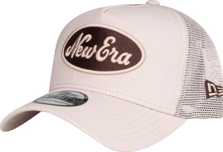 Immagine prodotto New Era Cappello Trucker A-Frame - Patch del marchio Stone Beige (Taglia unica)