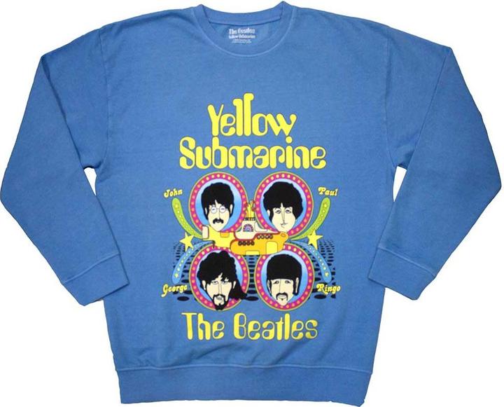 The Beatles Yellow Submarine Heads In Circles (Sweater)