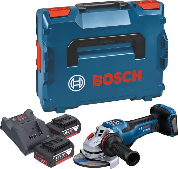 Actual product image Bosch Professional Bosch GWS 18V-15 PSC Professional cordless angle grinder 18 V 125 mm BITURBO Brushless + 2x (125 mm)