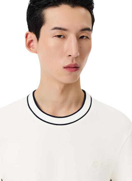 Produktbild Lacoste T-Shirt Stretch Pique Striped Collar (M)