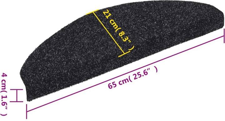 Immagine prodotto vidaXL Stufenmatte (65 x 21 cm)